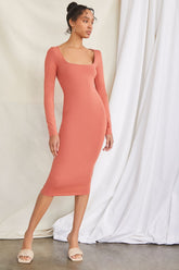 Bodycon Long-Sleeve Dress