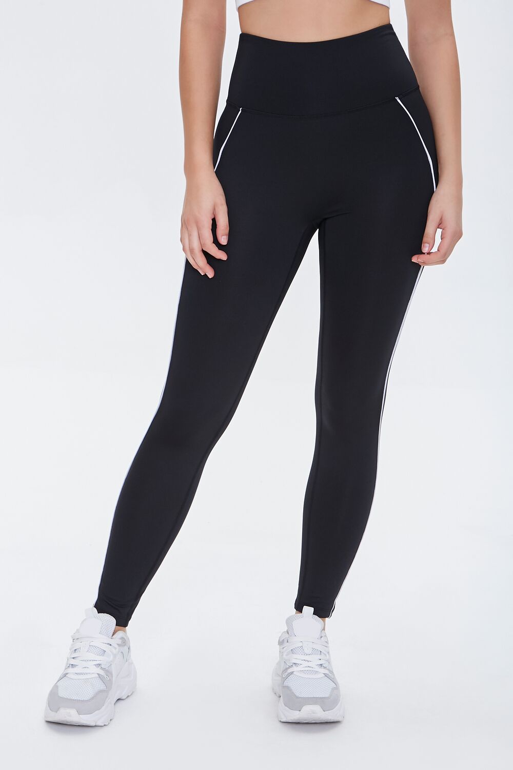 Active Piped-Trim Leggings
