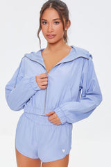 Active Hooded Windbreaker Jacket