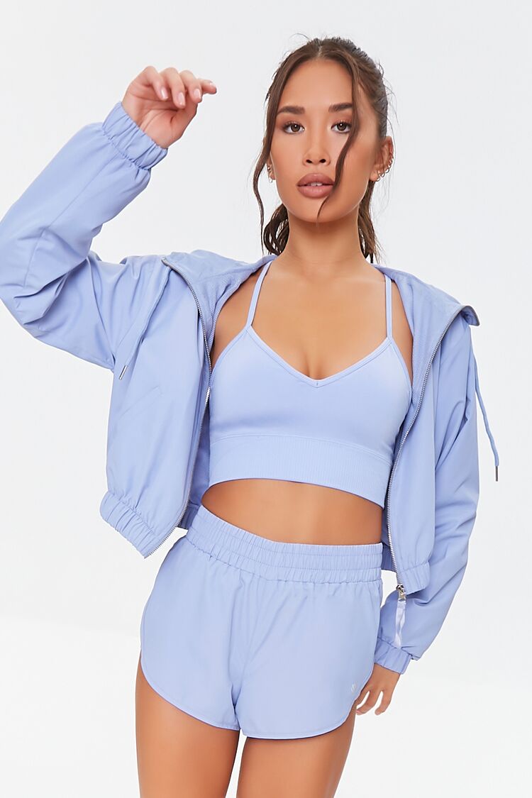 Active Hooded Windbreaker Jacket