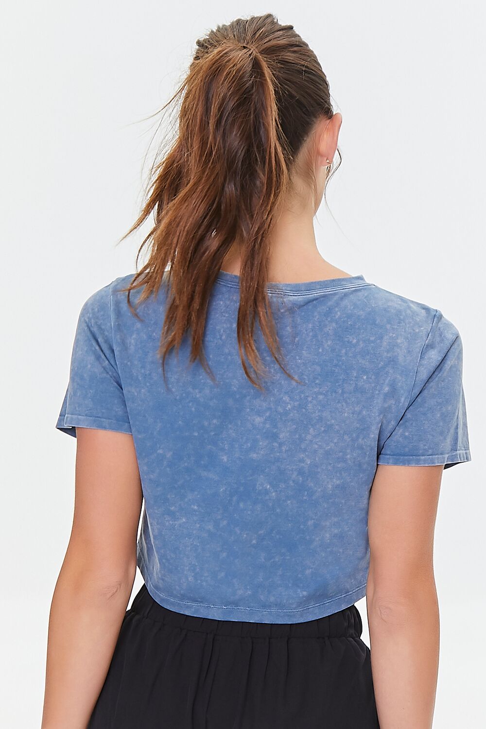 Active Oil Wash Cropped Tee