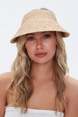 Basketwoven Straw Visor