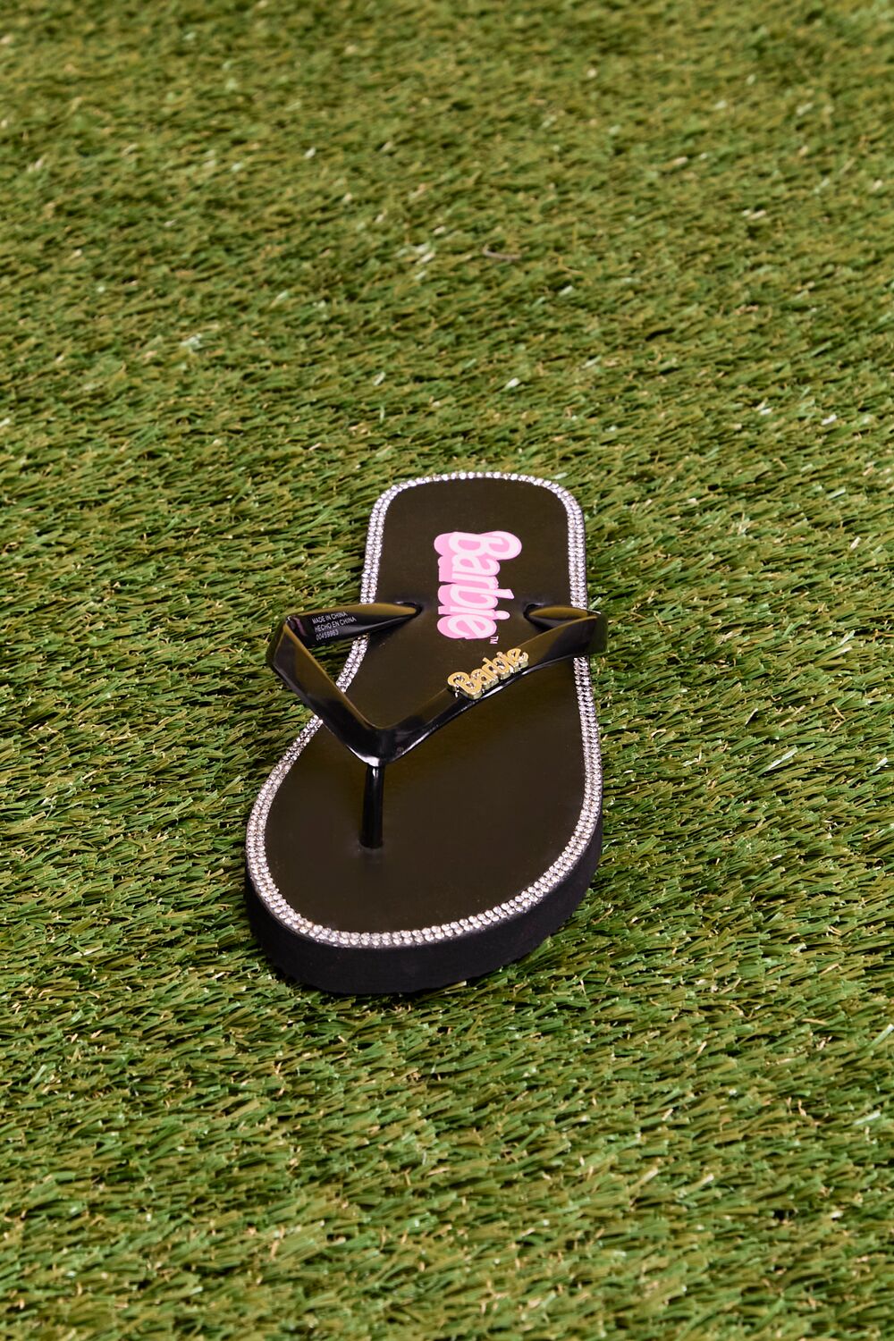 Barbie鈩?Rhinestone Flip Flops
