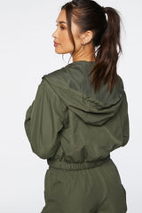 Active Hooded Windbreaker Jacket