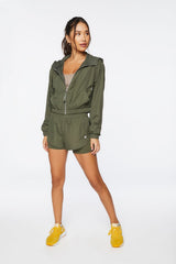 Active Hooded Windbreaker Jacket