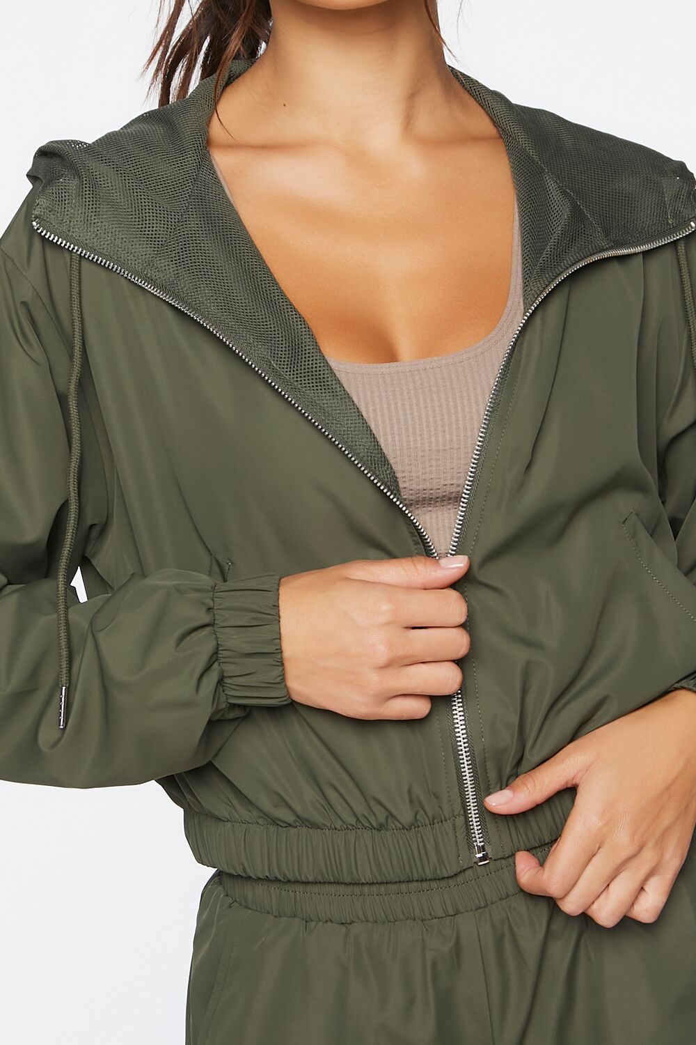 Active Hooded Windbreaker Jacket