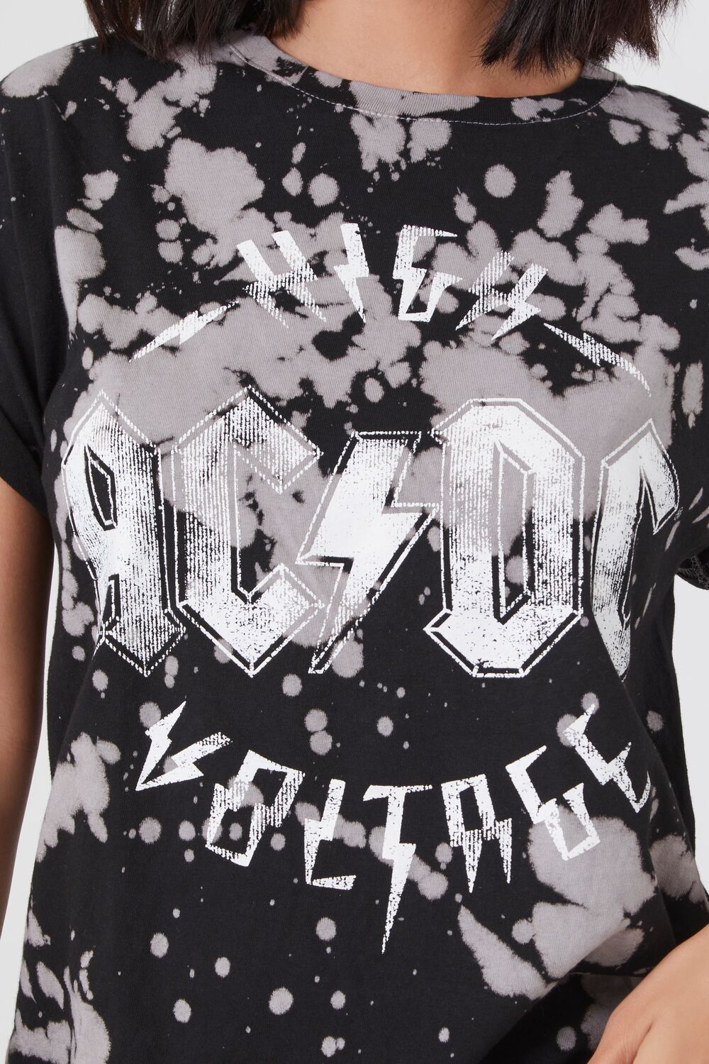 AC/DC Graphic Bleach Wash Tee