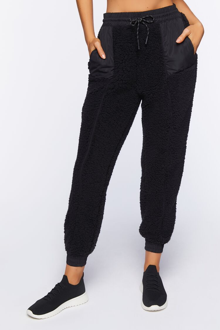 Active Faux Shearling Joggers