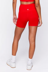 Active Ruched Drawstring Biker Shorts