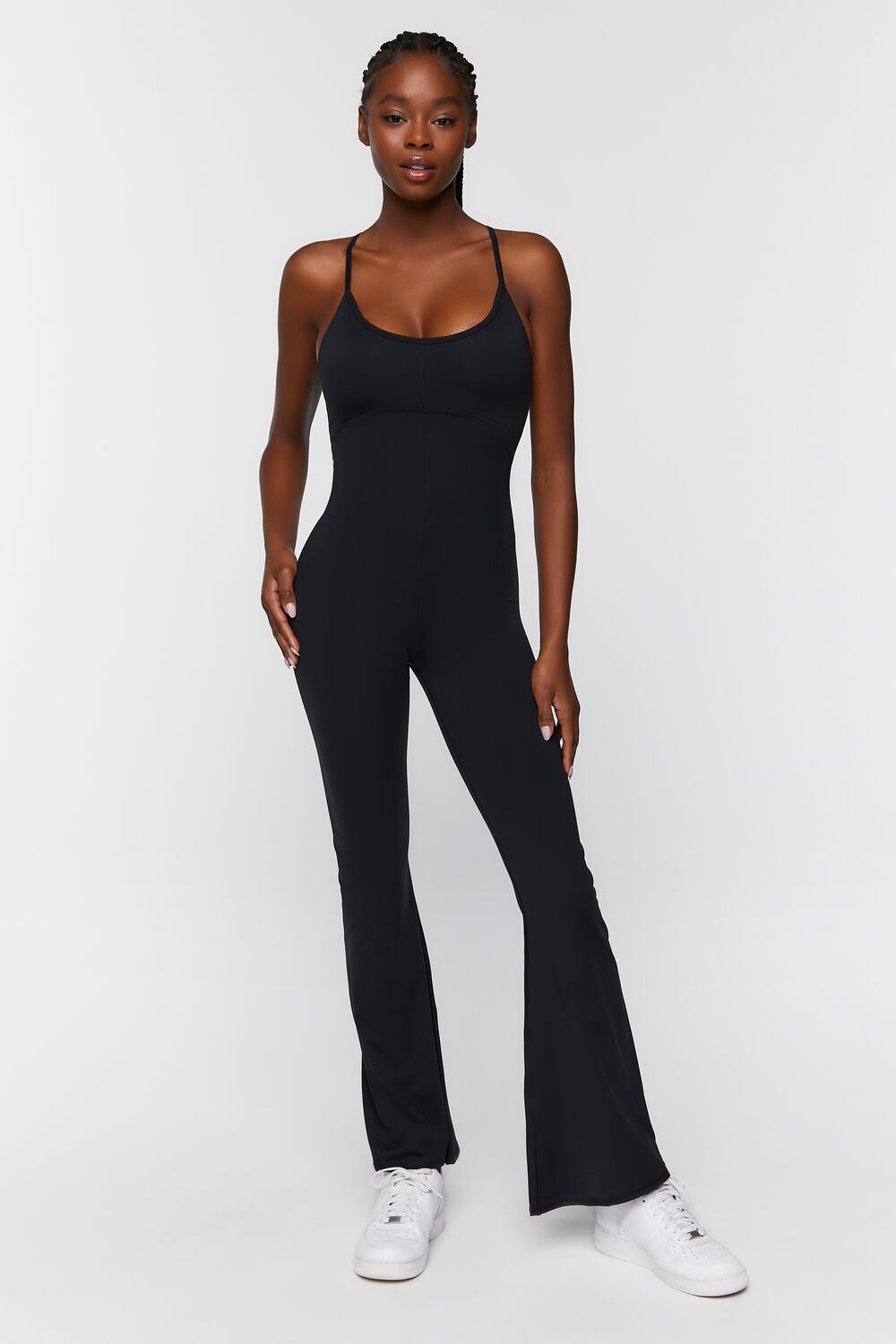 Active Flare-Leg Cami Jumpsuit