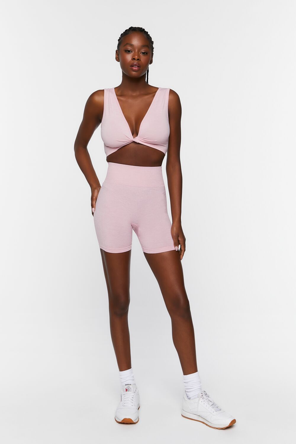 Active Seamless Space Dye Biker Shorts