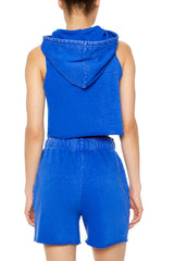 Active French Terry Sleeveless Hoodie