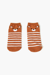 Bear Face Ankle Socks