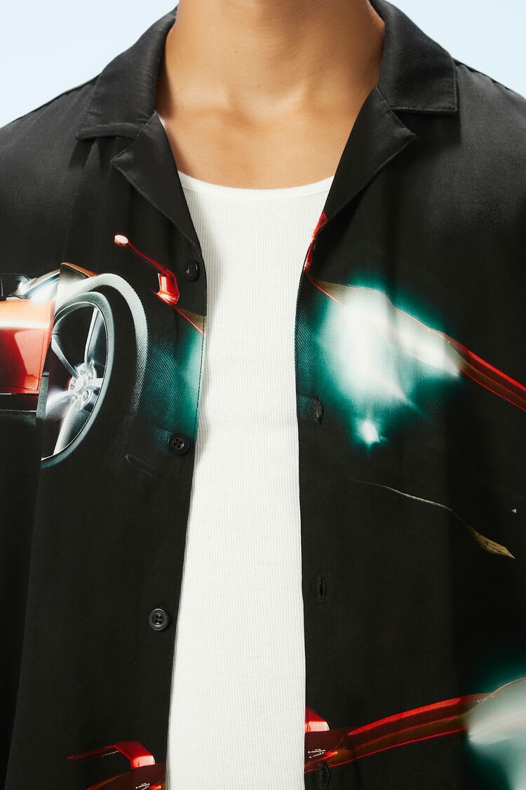 Abstract Car Print Shirt