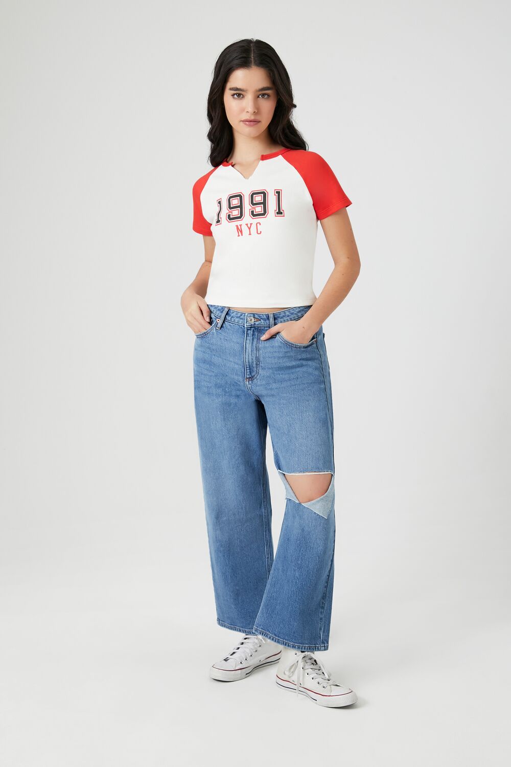 1991 NYC Graphic Raglan Tee