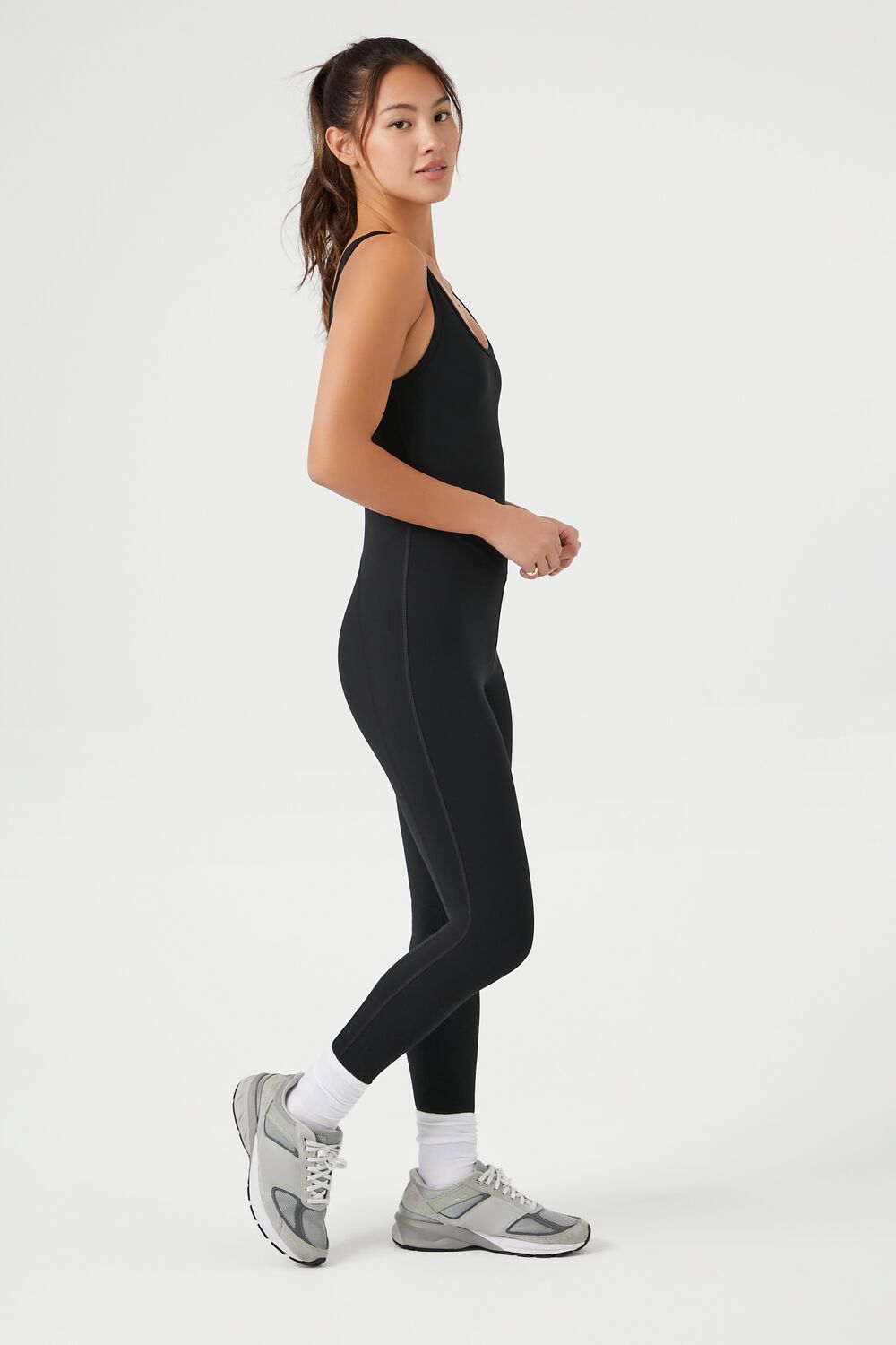 Active Cutout Tank Jumpsuit