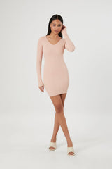 Bodycon Ribbed Sweater Dress