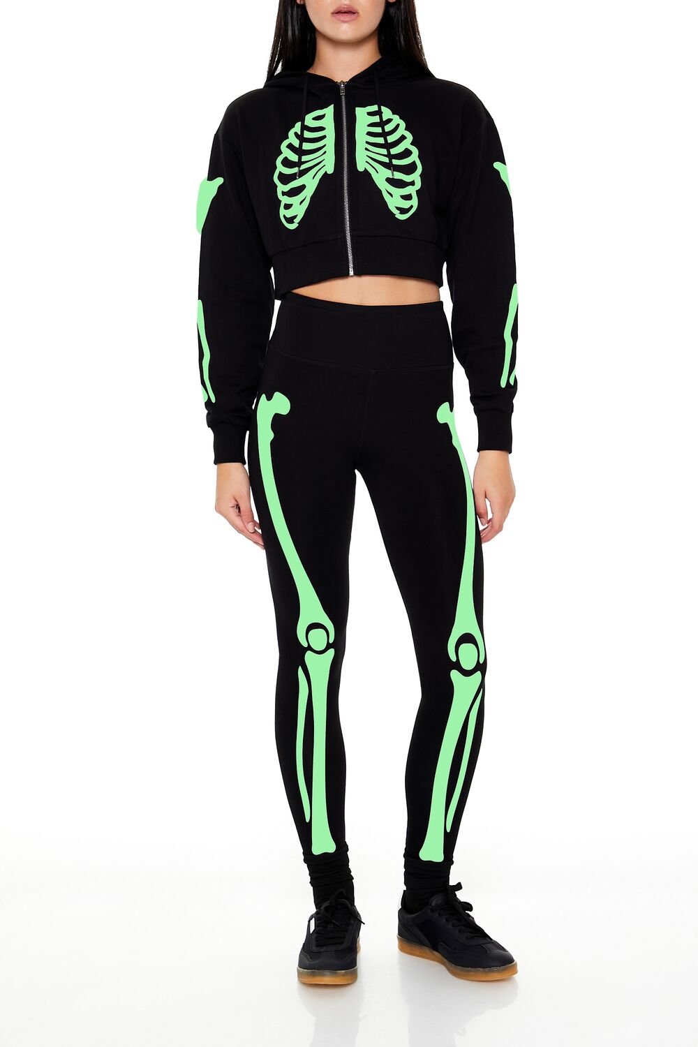 Active Glow-in-the-Dark Skeleton Hoodie
