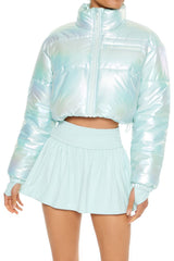 Active Iridescent Puffer Jacket
