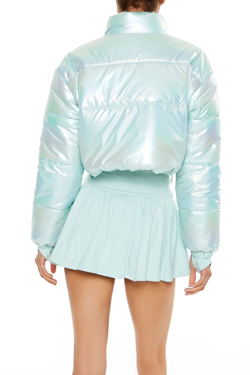 Active Iridescent Puffer Jacket