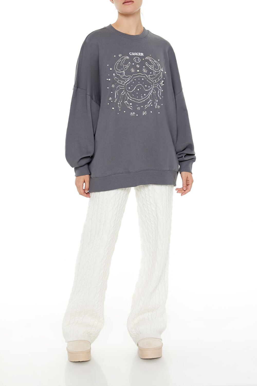 Beaded Cancer Pullover