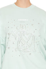 Beaded Aquarius Pullover