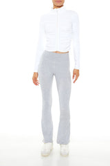 Active Ruched Zip-Up Jacket