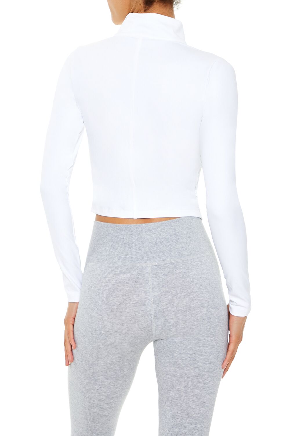 Active Ruched Zip-Up Jacket
