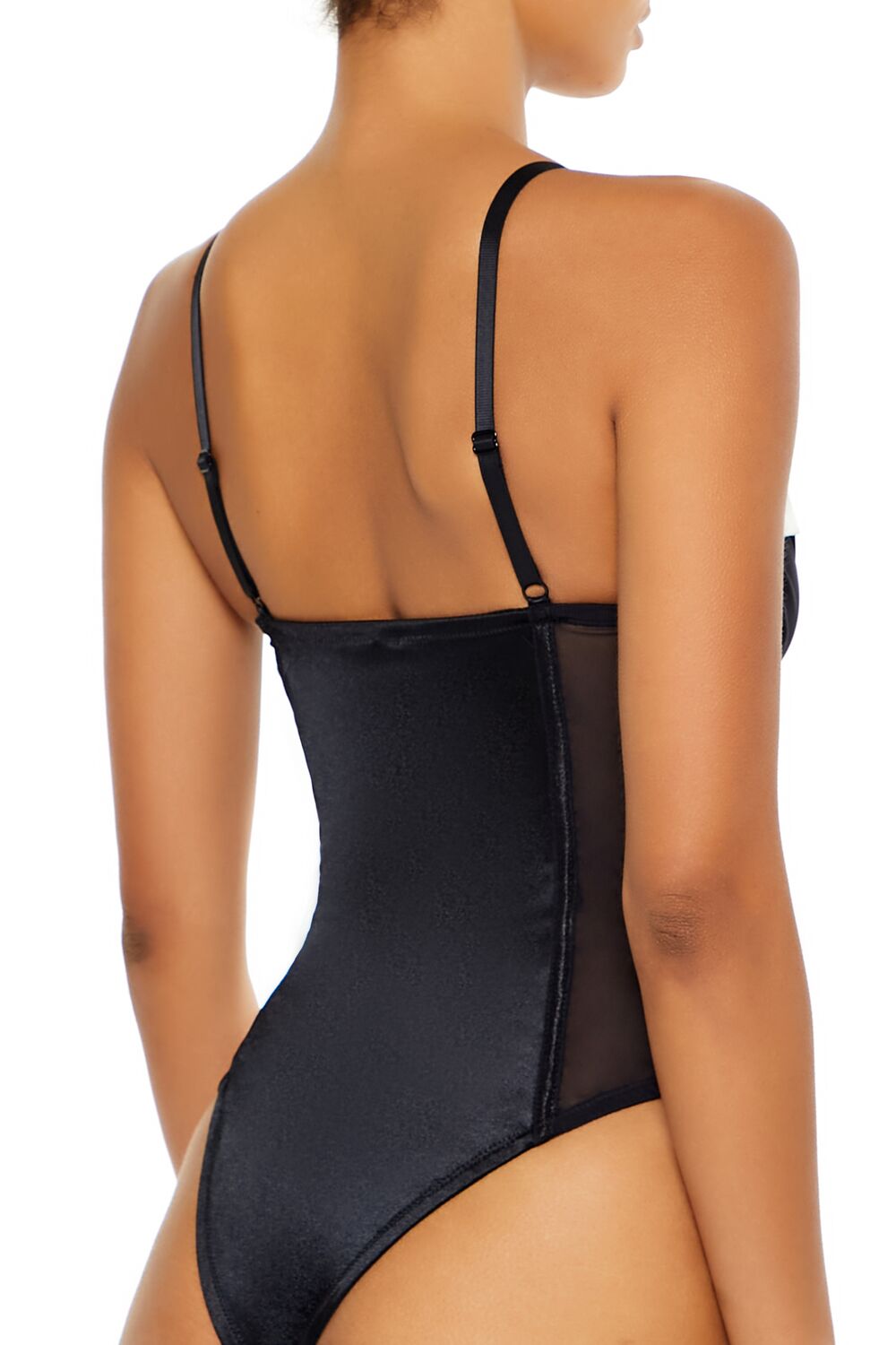 Bow Satin Lingerie Bodysuit