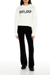Bonjour Drop-Sleeve Sweater