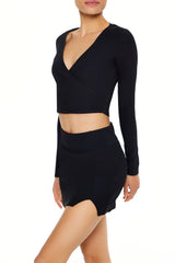 Active Crossover Crop Top