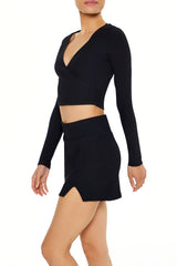 Active Crossover Crop Top