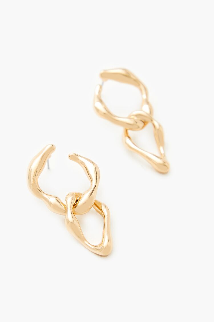 Abstract Chain Drop Earrings