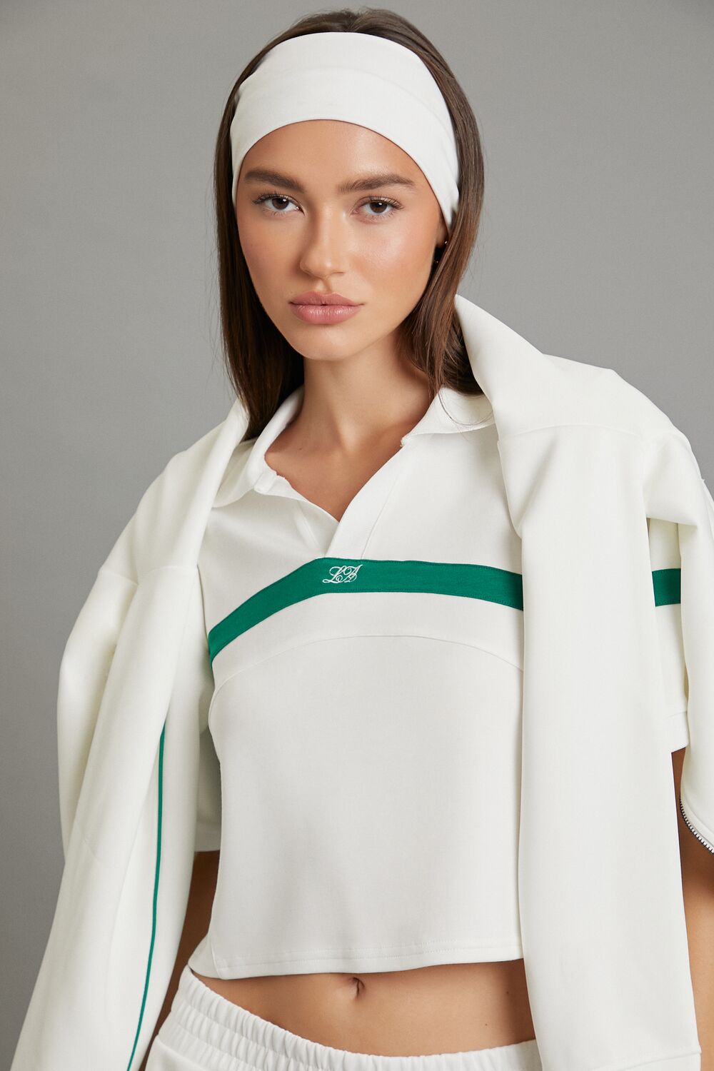 Active Striped LA Polo Shirt