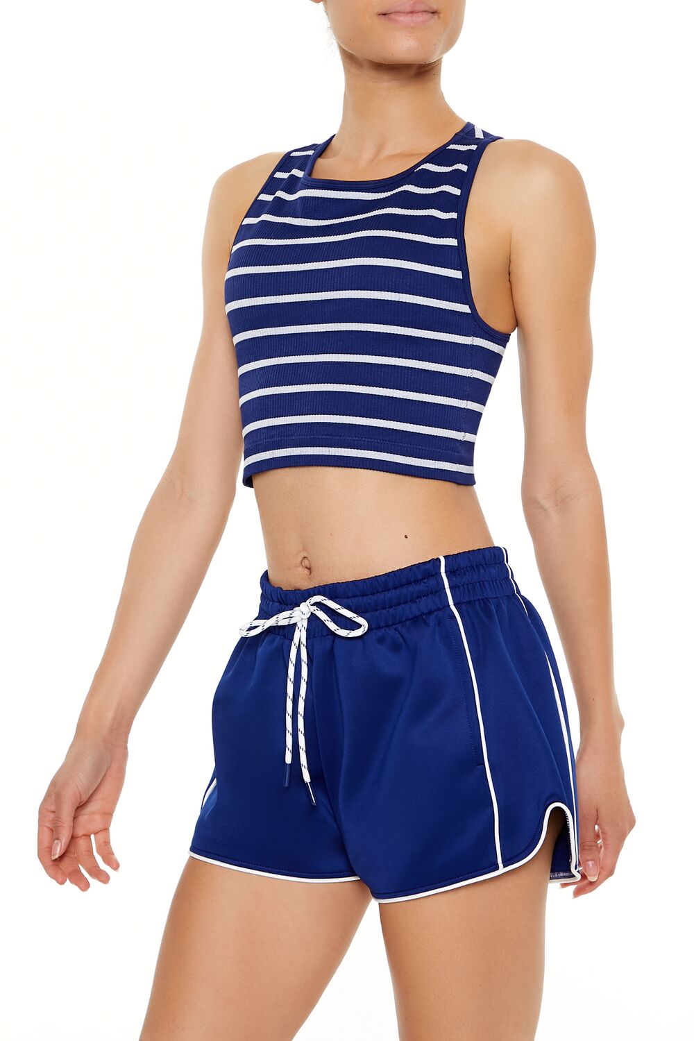 Active Seamless Striped Tank Top