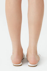 Braided Crisscross Flat Sandals