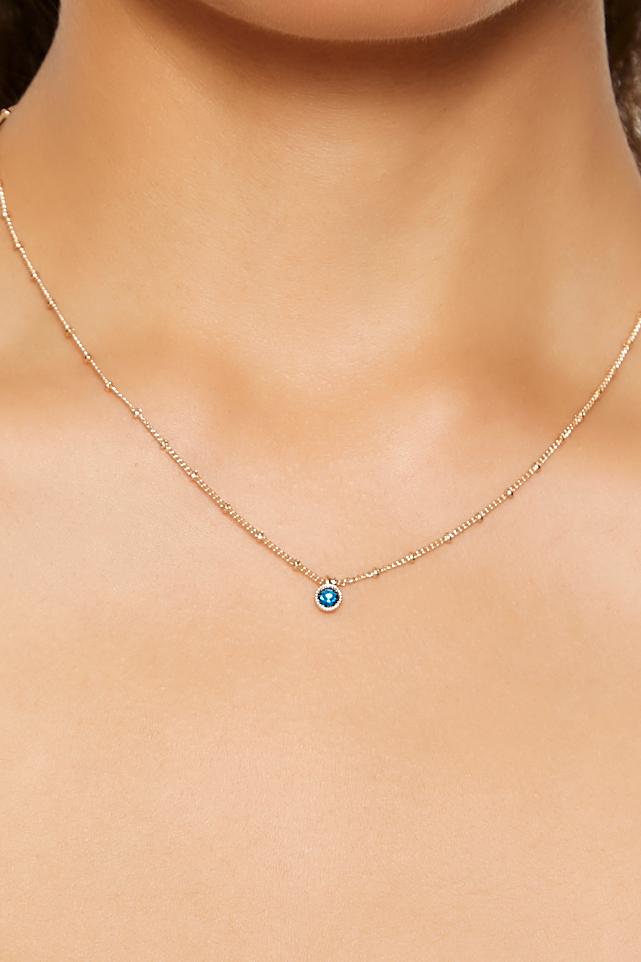 Birthstone Charm Necklace